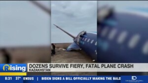 Dozens Survive Fiery Plane Crash In Kazakhstan