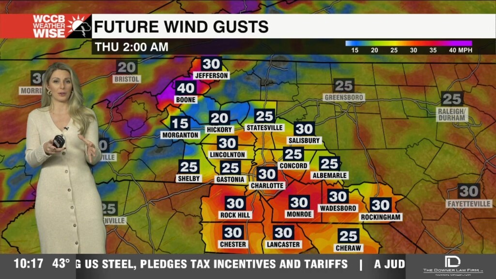 Strong Winds Overnight Into Thursday