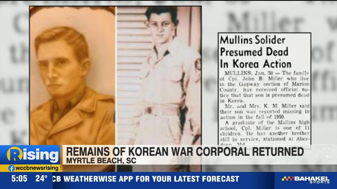 remains of korean war vet returned - WCCB Charlotte's CW