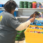 Teacher Look For Supplies For Students