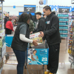 Hornets Players Gather To Help Teachers Shop