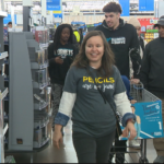 Hornets And Teachers Look For School Supplies