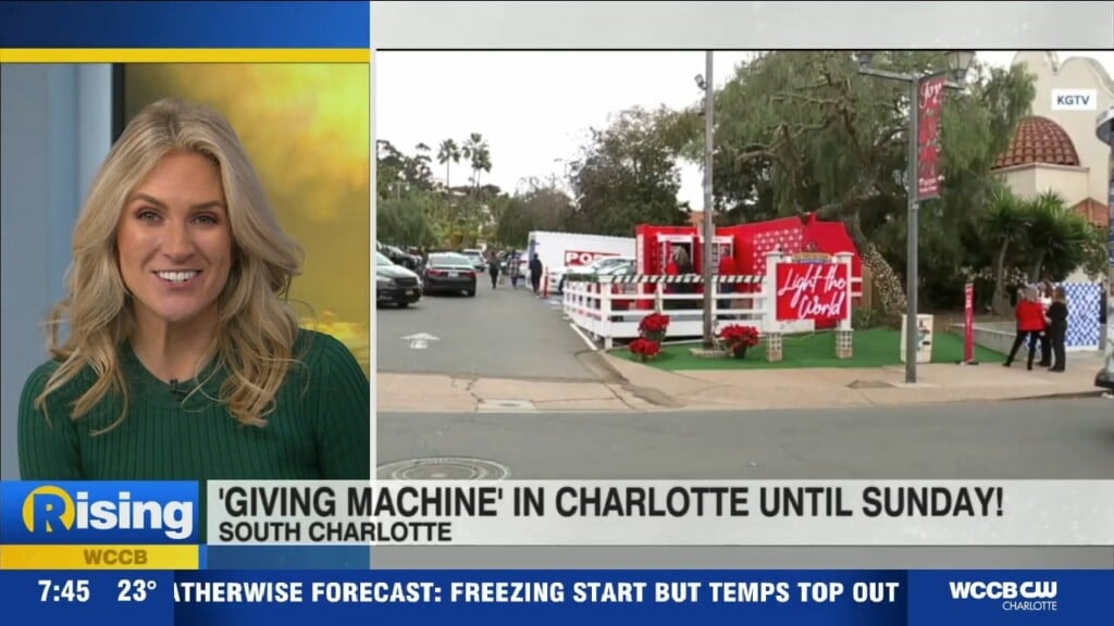 Giving Machine In Charlotte Until Sunday