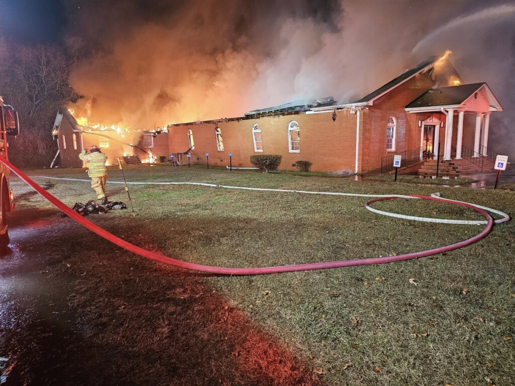 Chester Chruch Fire After