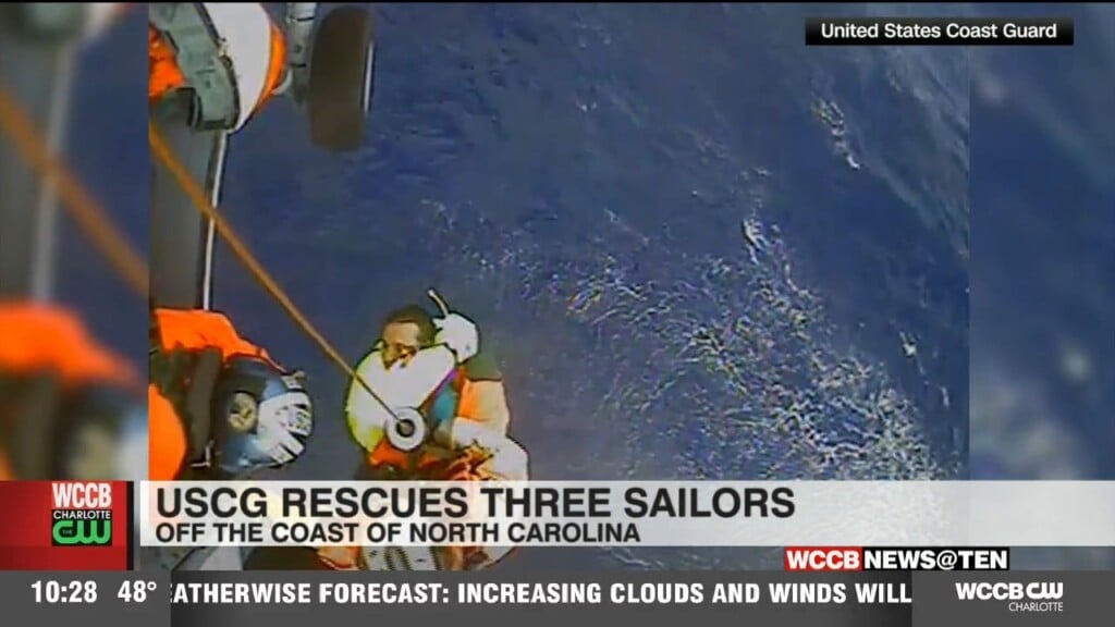 Coast Guard Rescues 3 Sailors Off North Carolina Coast