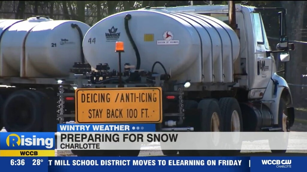 Cdot Prepares Roads For Winter Storm