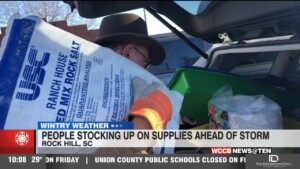 People Stocking Up On Supplies Ahead Of Storm