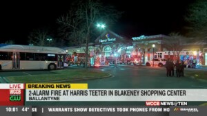 2 Alarm Fire At Harris Teeter