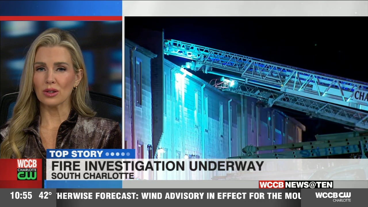 South Charlotte Apartment Fire - WCCB Charlotte