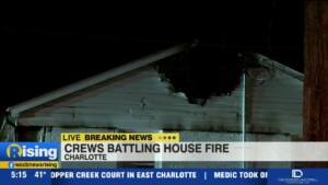 Crews Battling House Fire