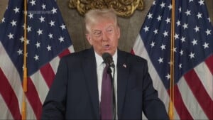 President Donald Trump Talks About Renaming The Gulf Of Mexico