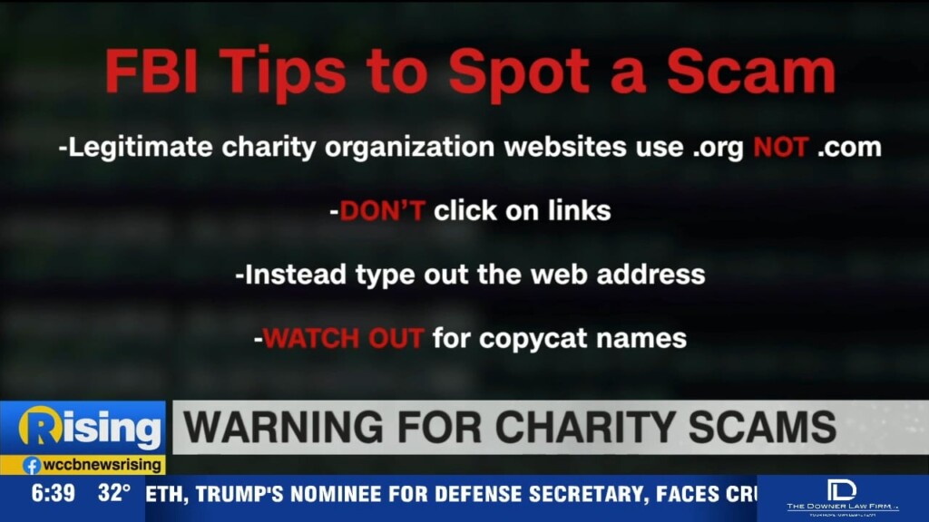 Authorities Warn Of Charity Scams In The Wake Of California Wildfires