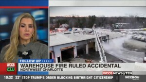 Warehouse Fire Ruled Accidental