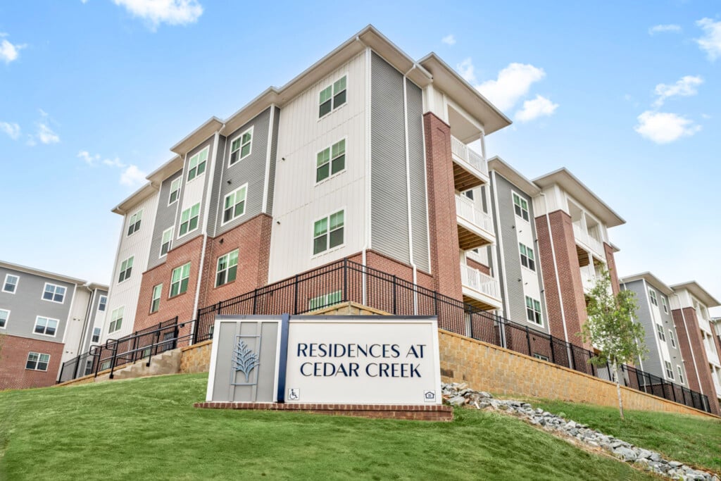 The NPR Group and City of Charlotte celebrate the opening of Residences at Cedar Creek.