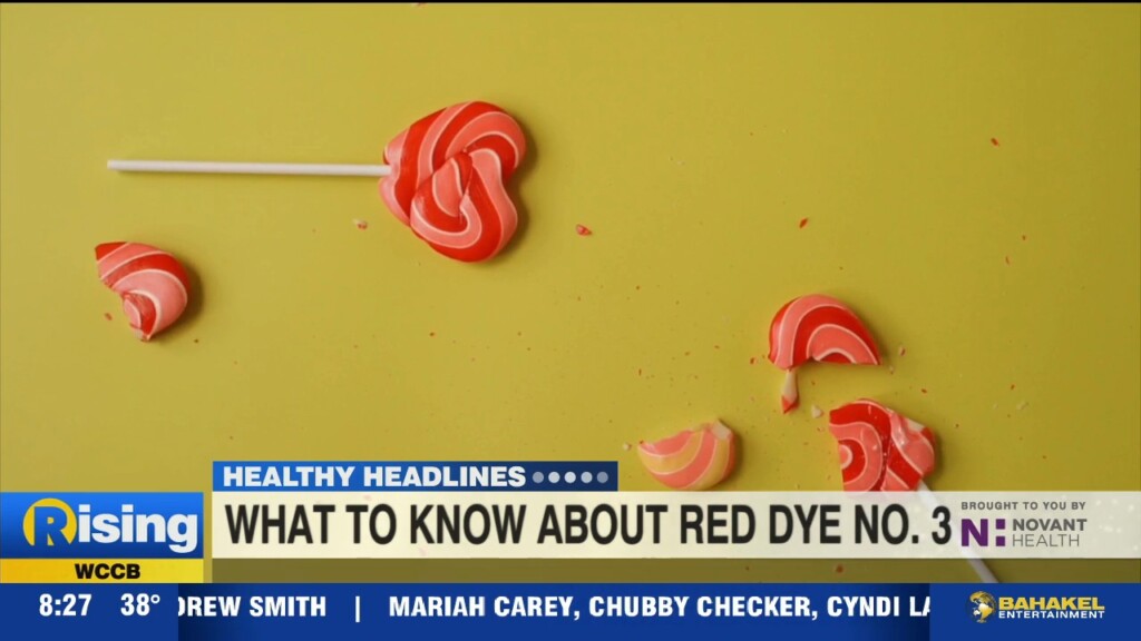 Healthy Headlines: What To Know About Red Dye #3