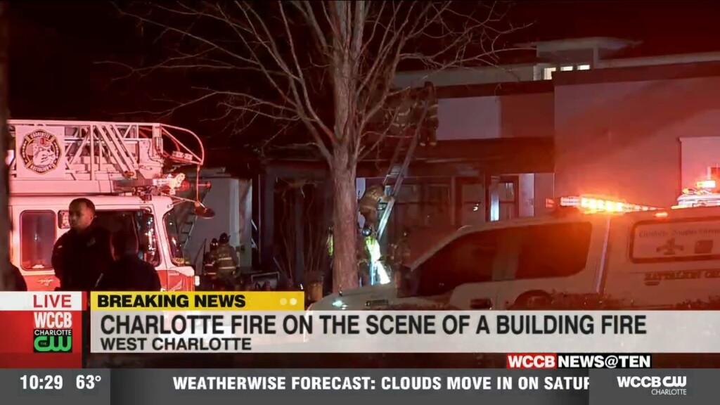 Charlotte Fire On Scene Of Building Fire
