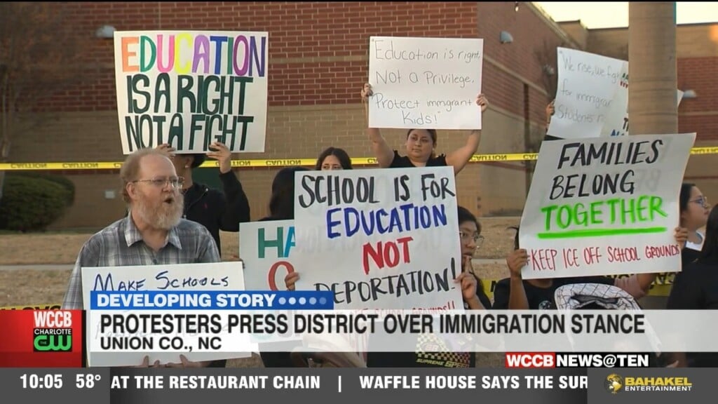 Protesters Press District Over Immigration Stance