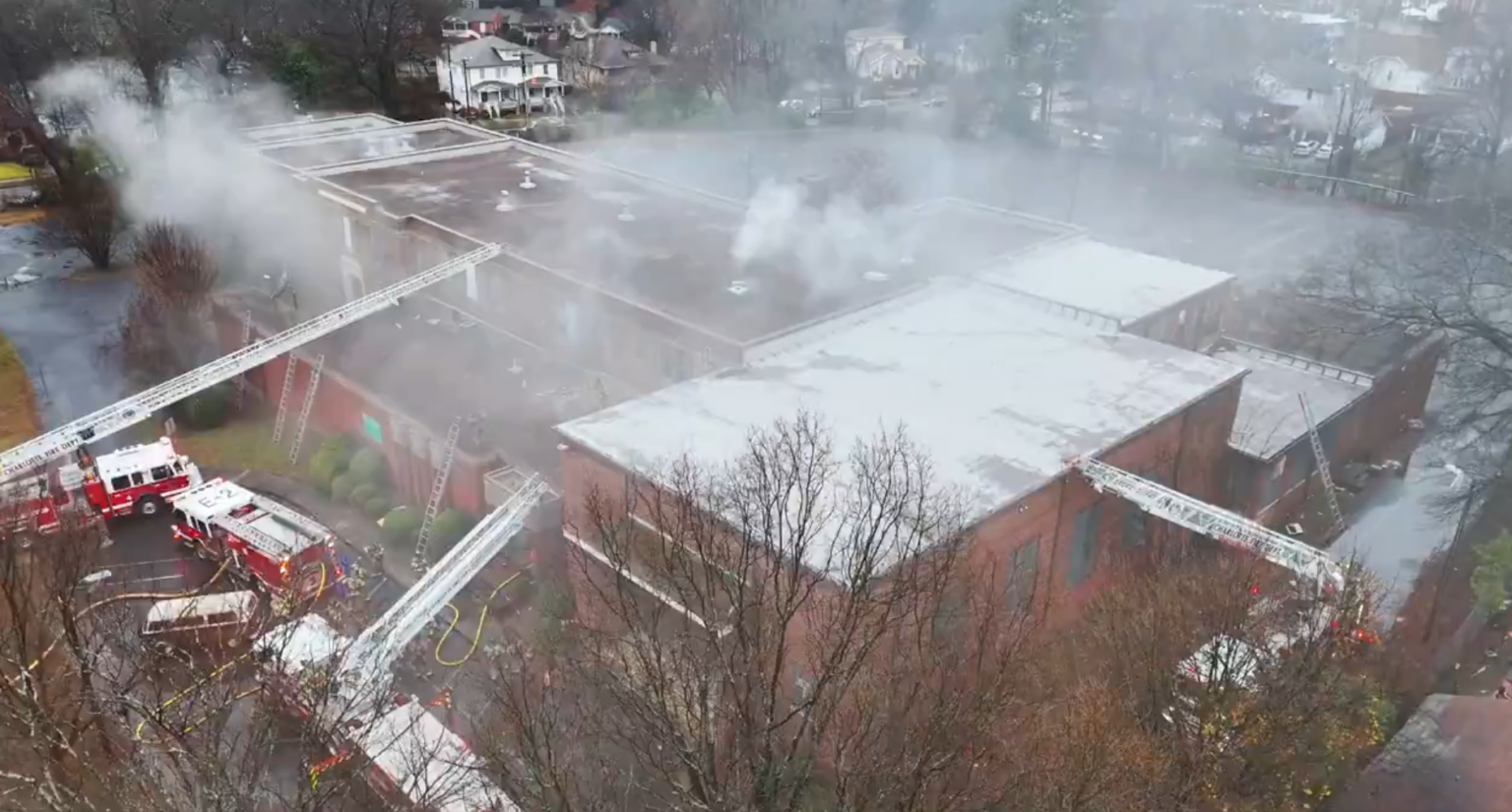 Arson suspect arrested after four fires at historic Charlotte school