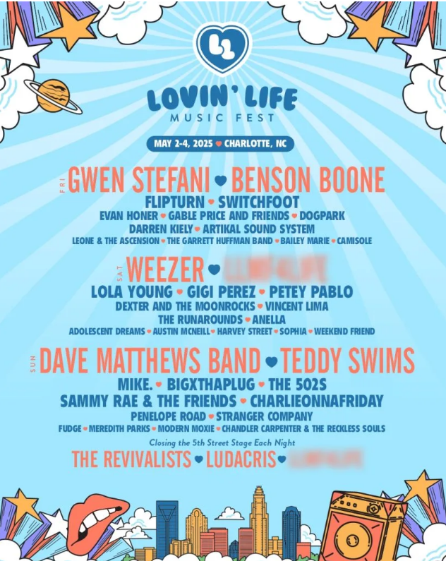 Lovin Life Lineup