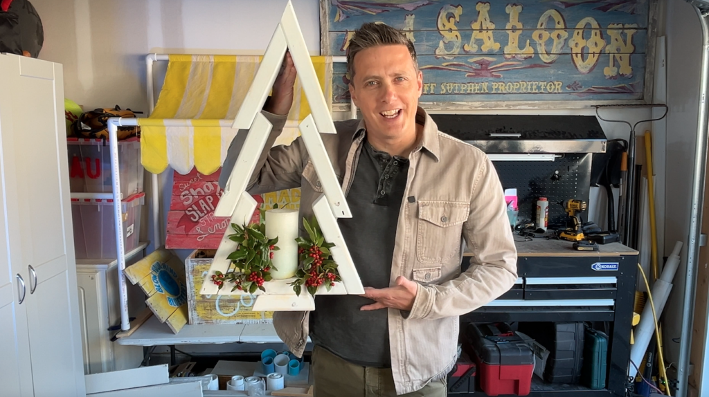 Weekend Warrior Wooden Christmas Tree