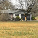 Damage from a possible tornado in Union Co.
