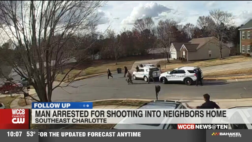 Man Arrested For Shooting Into Neighbor’s Se Charlotte Home