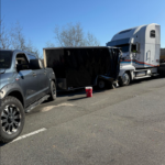 Wreck on I-85 closed southboud lanes. Pic from Gaston Emergency Medical Services.