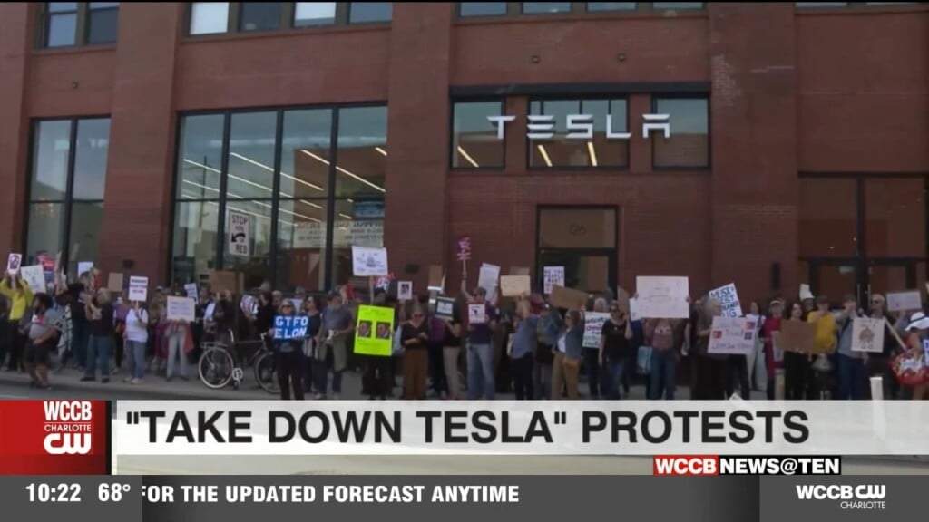 “take Down Tesla” Protests Held Across The Country