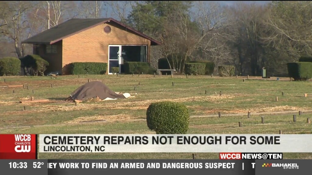 Some Are Unhappy With Current Repairs Of Damaged Graves In Lincolnton Cemetery