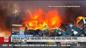 Crews Battle Wildfire