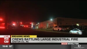 Crews Battle Fire At Gaston County Plastic Factory