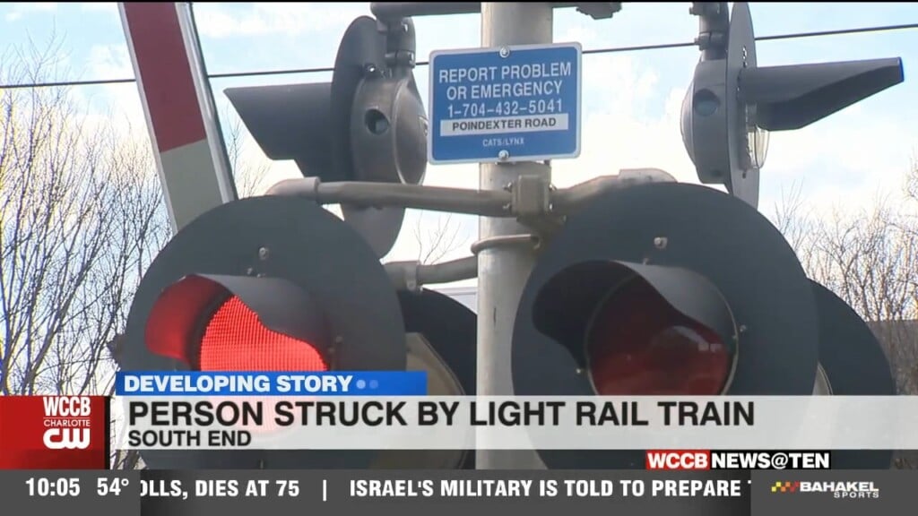 Person Struck By Light Rail Train In South End