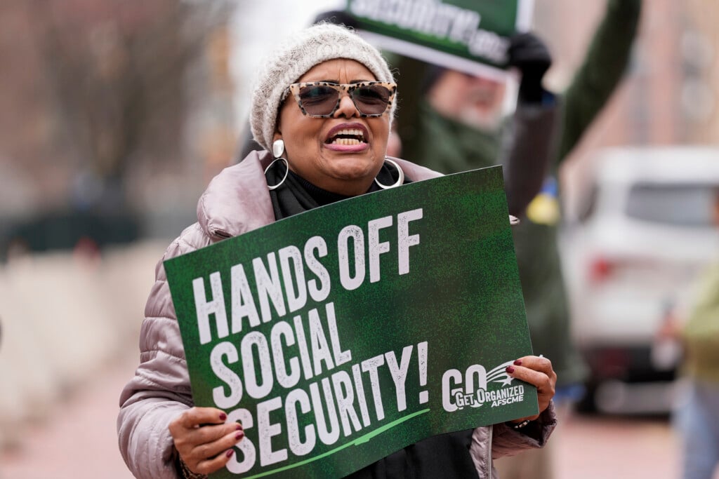 Doge Social Security Protest
