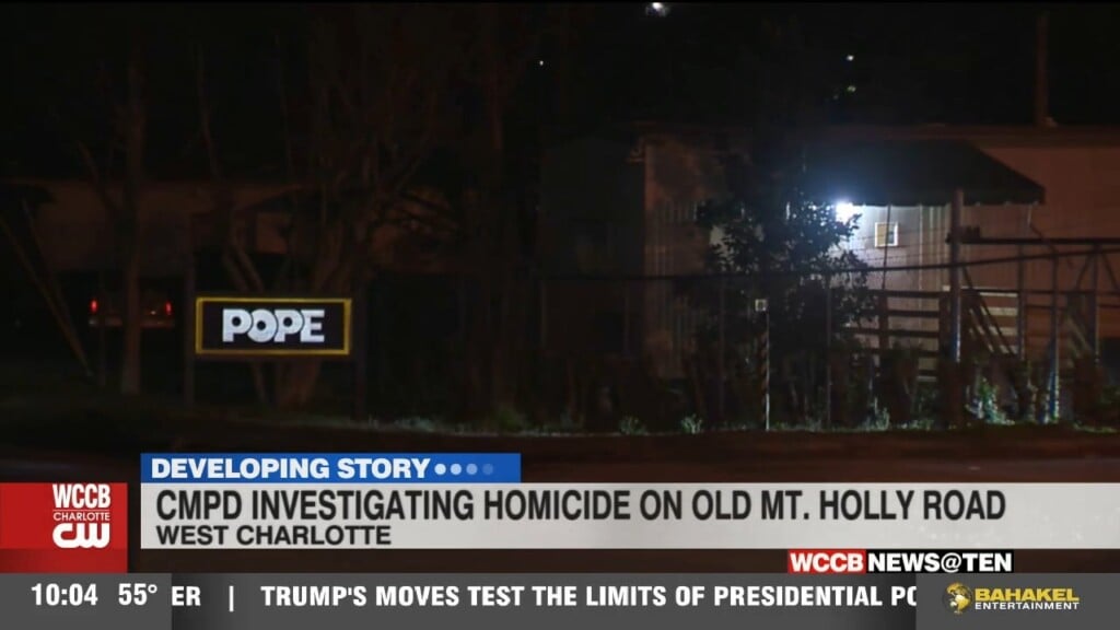 Cmpd Investigating Homicide On Old Mt. Holly Road