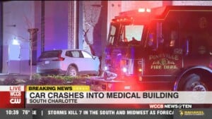 Car Into Medical Building