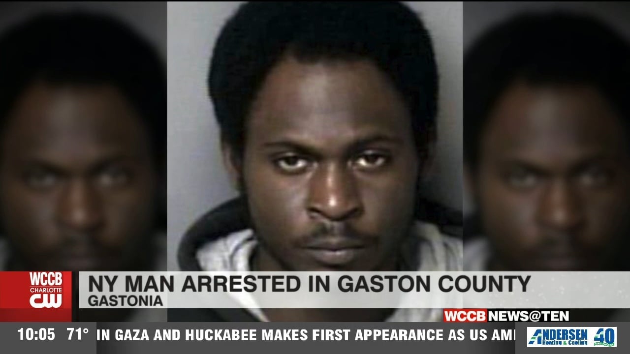New York man arrested in Gaston County