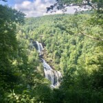 Upper Whitewater Falls In Cashiers North Carolina Full Length Photo