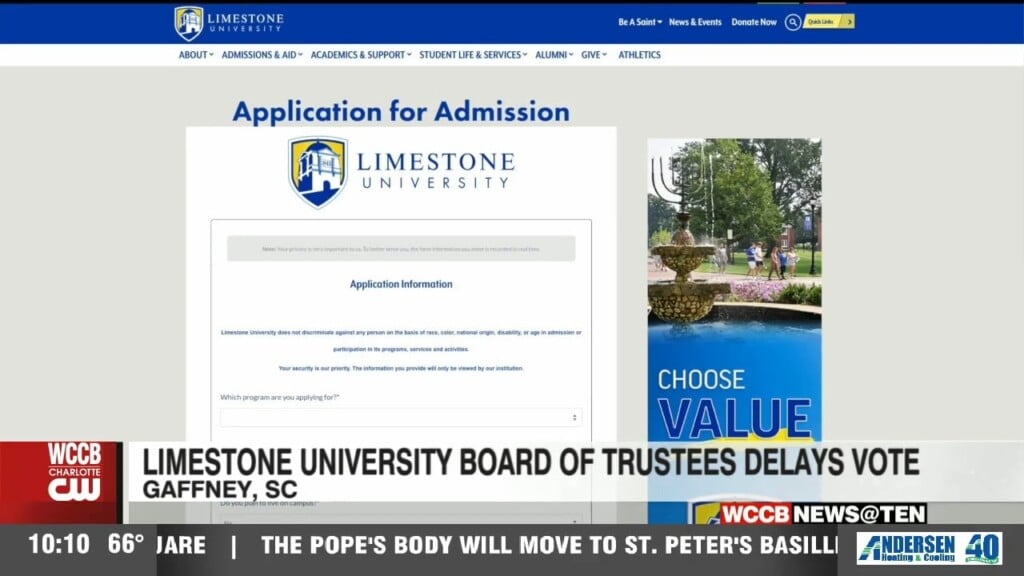 Limestone University Update