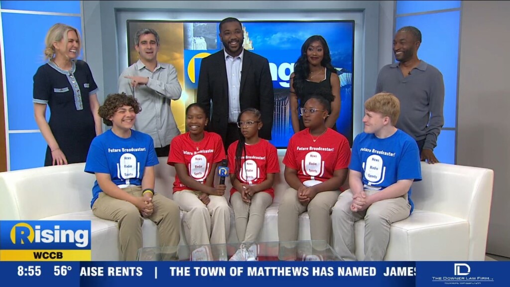 Charlotte Youth Broadcasting Camp Joins Rising In Studio
