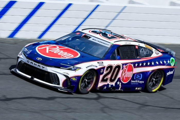 Joe Gibbs Racing Driver Christopher Bell Honored Maj Thomas Kennedy Photo Credit Cms Hhp