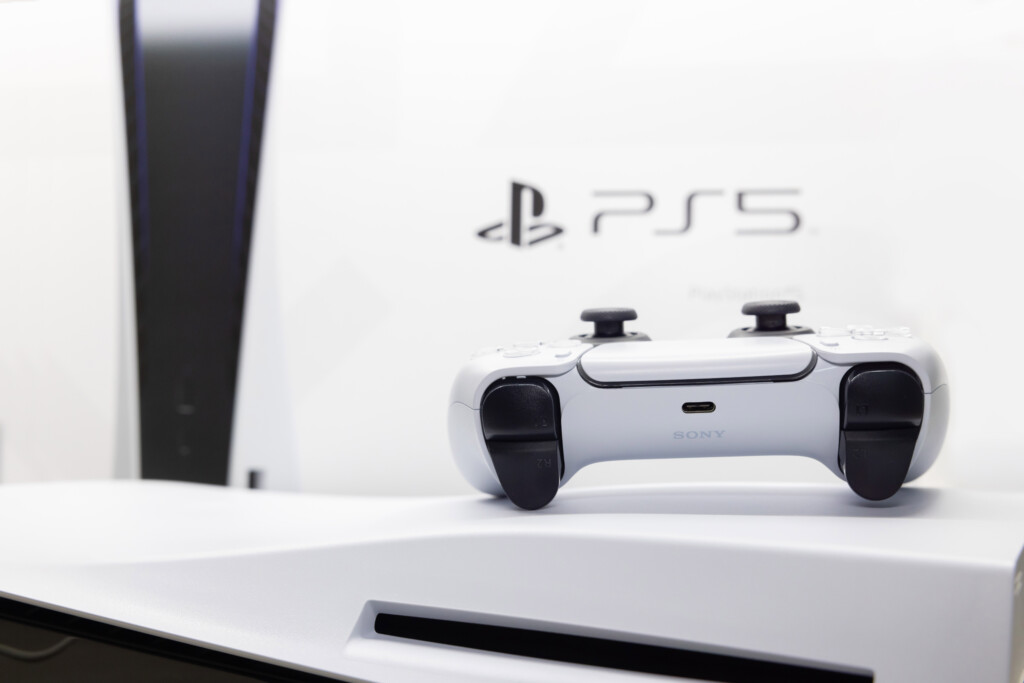 View Of The New Play Station5 Console