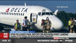 Report Released On Nose First Plane Landing At Clt