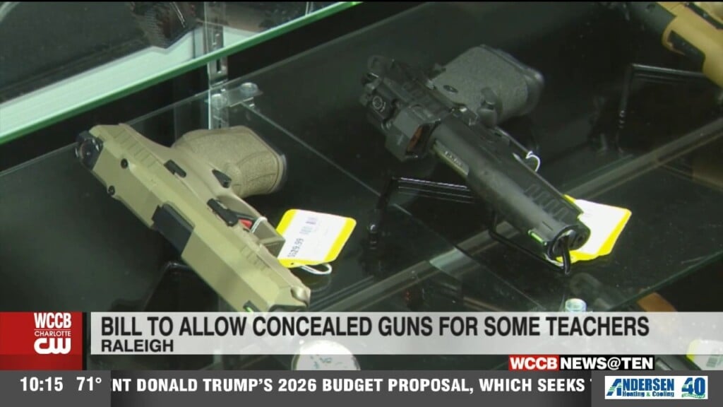 Bill To Allow Concealed Guns For Some Teachers