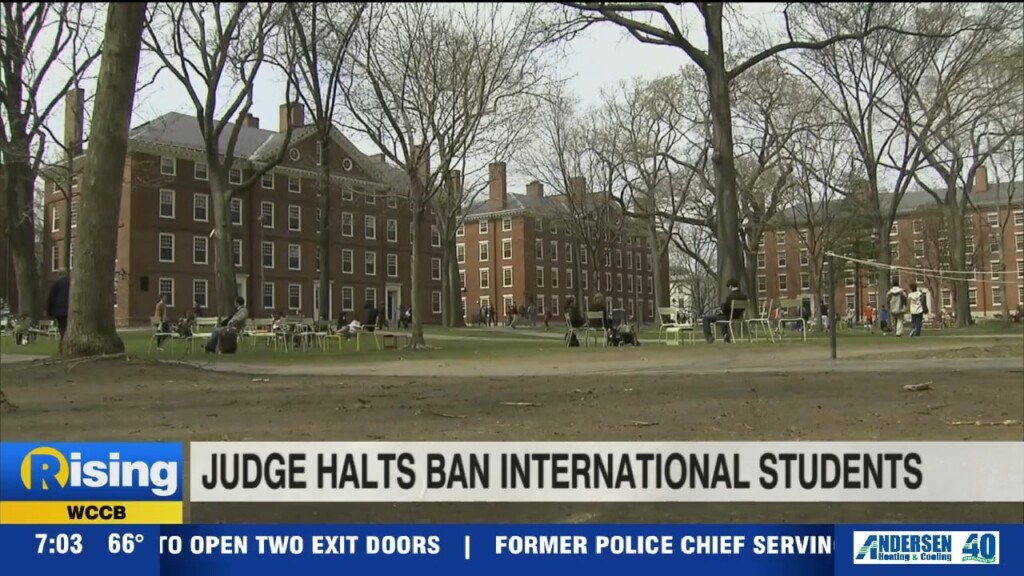 Trump Administration Halts Harvard's Ability To Enroll International Students