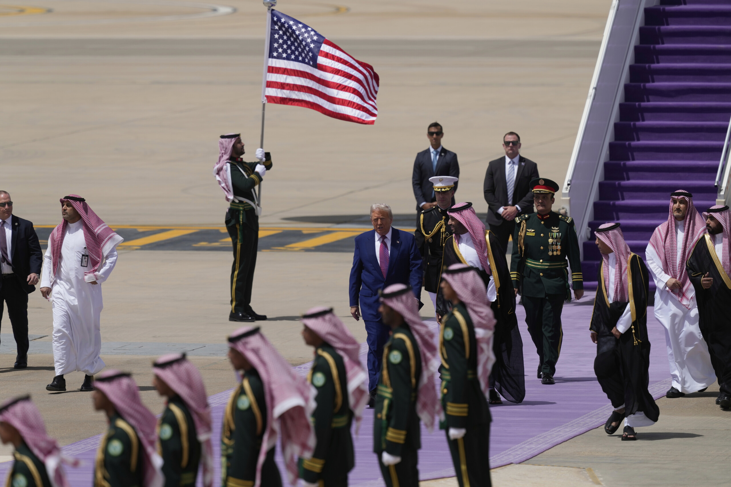 Trump is in Saudi Arabia on the first leg of his 4-day Mideast trip ...