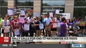 Rally Calls For End To Ice Raids