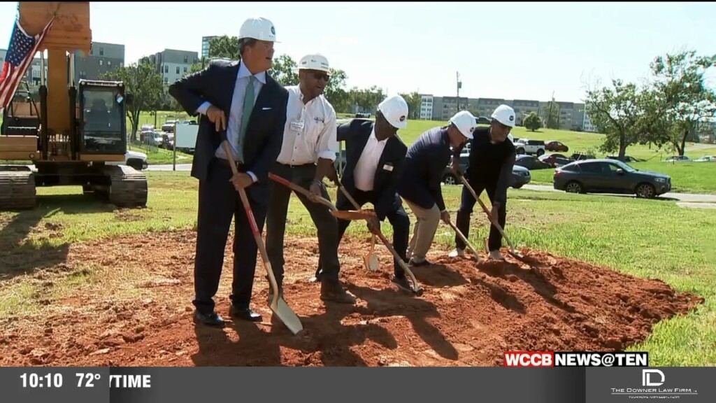 Groundbreaking Ceremony For The Harvest Center