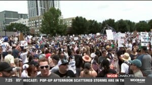 Thousands Gather For Charlotte 'no Kings' Rally, Small Group Pepper Sprayed Hours Later