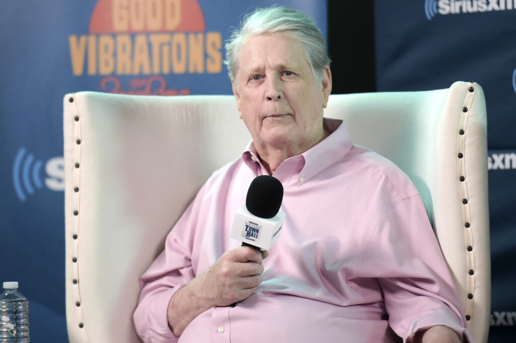 Brian Wilson participates in SiriusXM's Town Hall with the Beach Boys at Capitol Studios on Monday, July 30, 2018, in Los Angeles, Calif. (Photo by Richard Shotwell/Invision/AP)