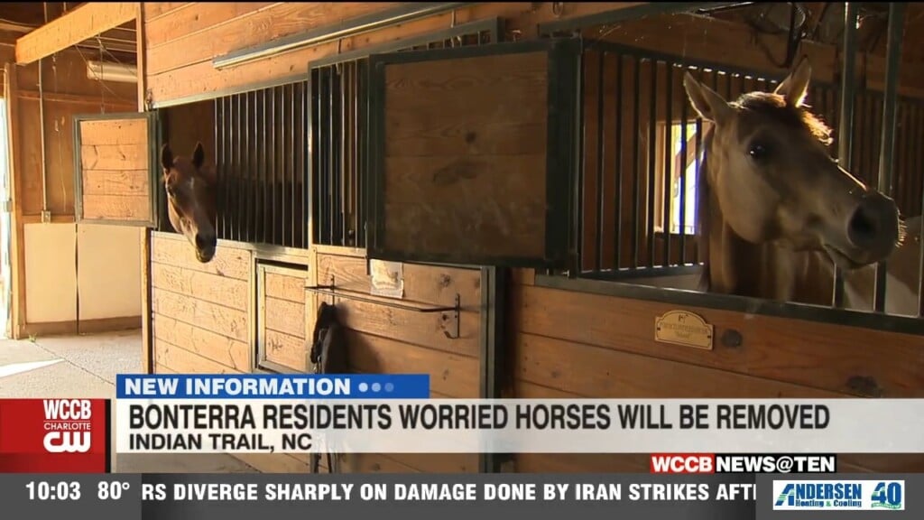 Residents Of Indian Trail Equestrian Community Concerned For Future Of Neighborhood Horses